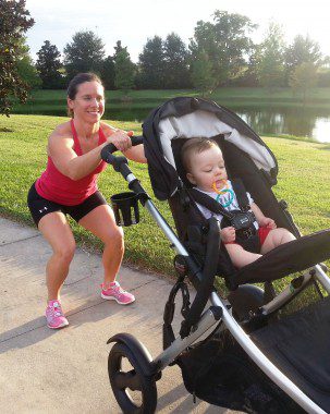 stroller squats