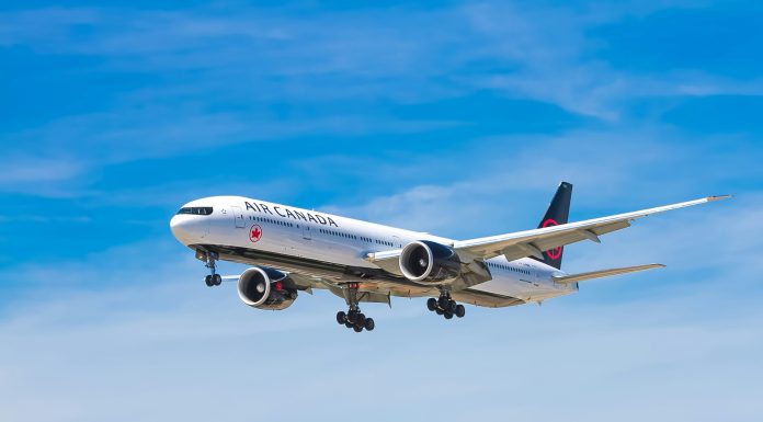 john-mcarthur via unsplash Air Canada plane in the sky