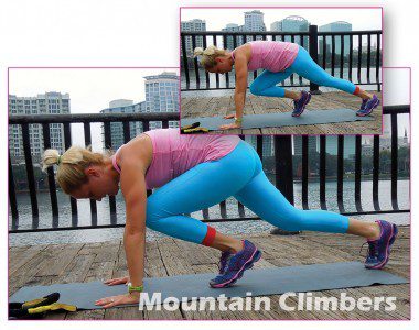 Mountain Climbers: 60 sec