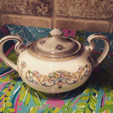 My mother's china sugar bowl