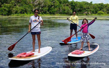 central FL paddleboard family wekiva