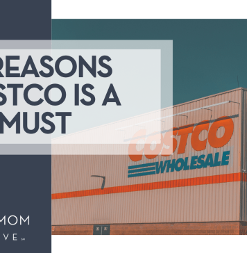 10 reasons CostCo is a must over top of a photo of the outside of a CostCo Wholesale Club