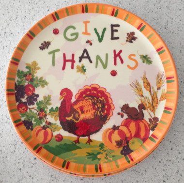 Thanksgiving Plate