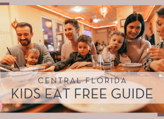 parents and children eating at a dinner table