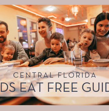 parents and children eating at a dinner table