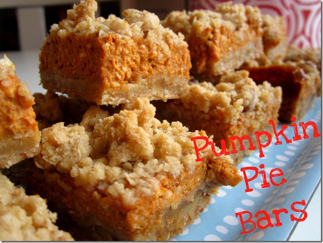 Pumpkin Pie Bars