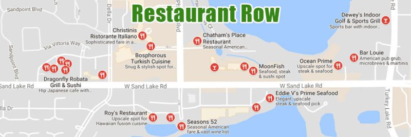 Dr. Phillips and Windermere Florida Restaurant Row