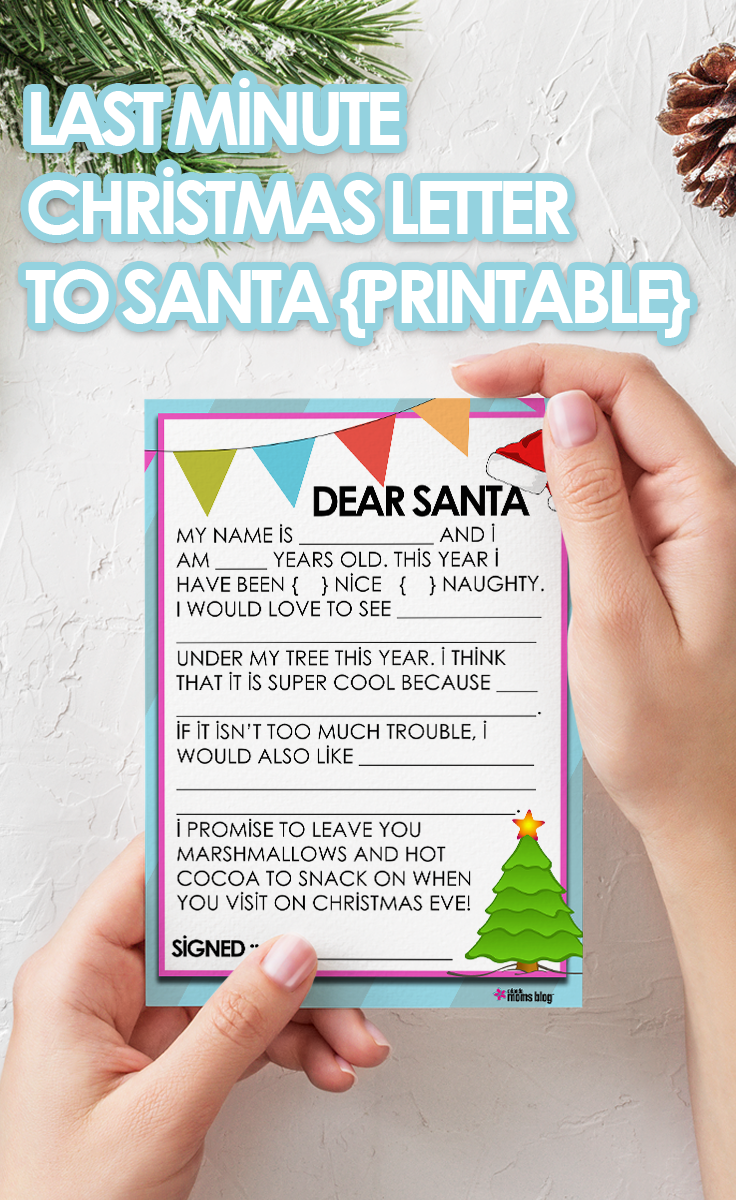 Letter to Santa {PRINTABLE}