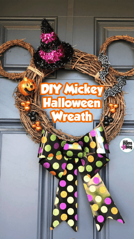 DIY Mickey Halloween Wreath