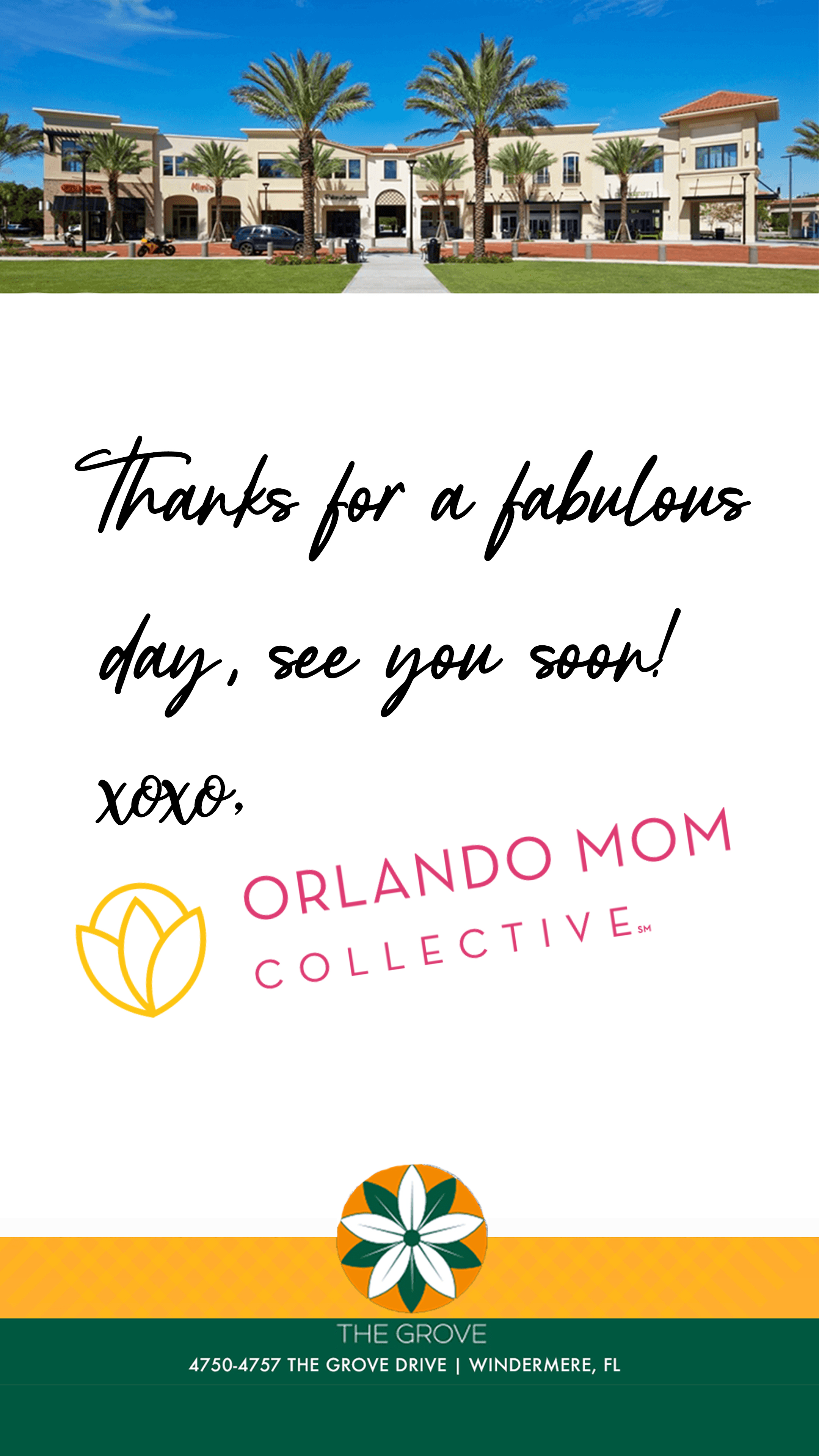 The Grove Orlando and Orlando Mom Collective