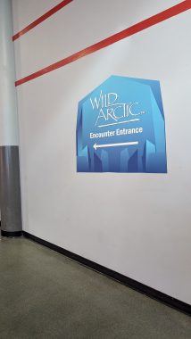 Wild Artic Entrance sign at SeaWorld Orlando