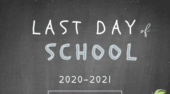 last day of school printable