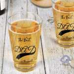 The Best Dad Beer Glass