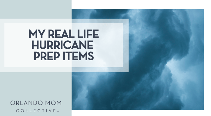 Alexander jawfox unsplash blue storm cloud with words 'my real life hurricane prep items' overtop