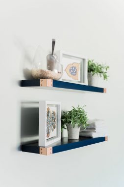 Willow + Grace black shelf