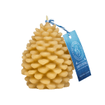 Beeswax + Co pinecone candle