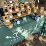 vegan soap bar company at the plant-based market