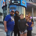 Coppelia’s family at Orlando Magic Game 2022