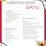 Christmas Movie Bucket List