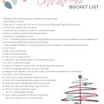 Christmas bucket list