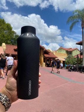 Black Panther Corkcicle water bottle in Adventureland