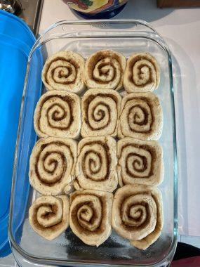 These classic cinnamon rolls have a fun and unique twist... sourdough starter!