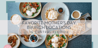 Favorite Mother’s Day Brunch Locations in Central Florida Davey Gravy via Unsplash photo of above a table with brunch foods, coffee