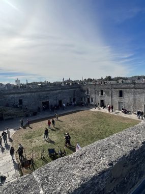 Castillo de San Marcos, date night in St. Augustine