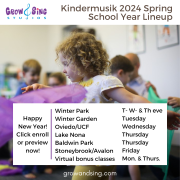 Grow and Sing Studios - Kindermusik