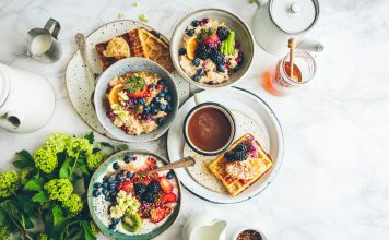 a spread of brunches for kid-friendly brunches