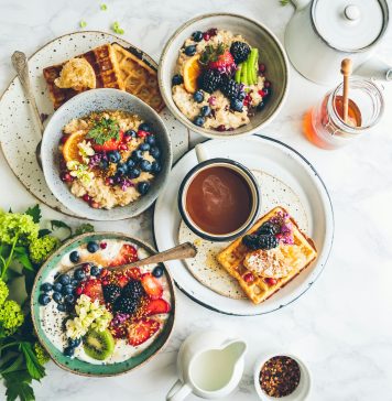 a spread of brunches for kid-friendly brunches