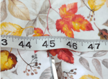 measured fabric