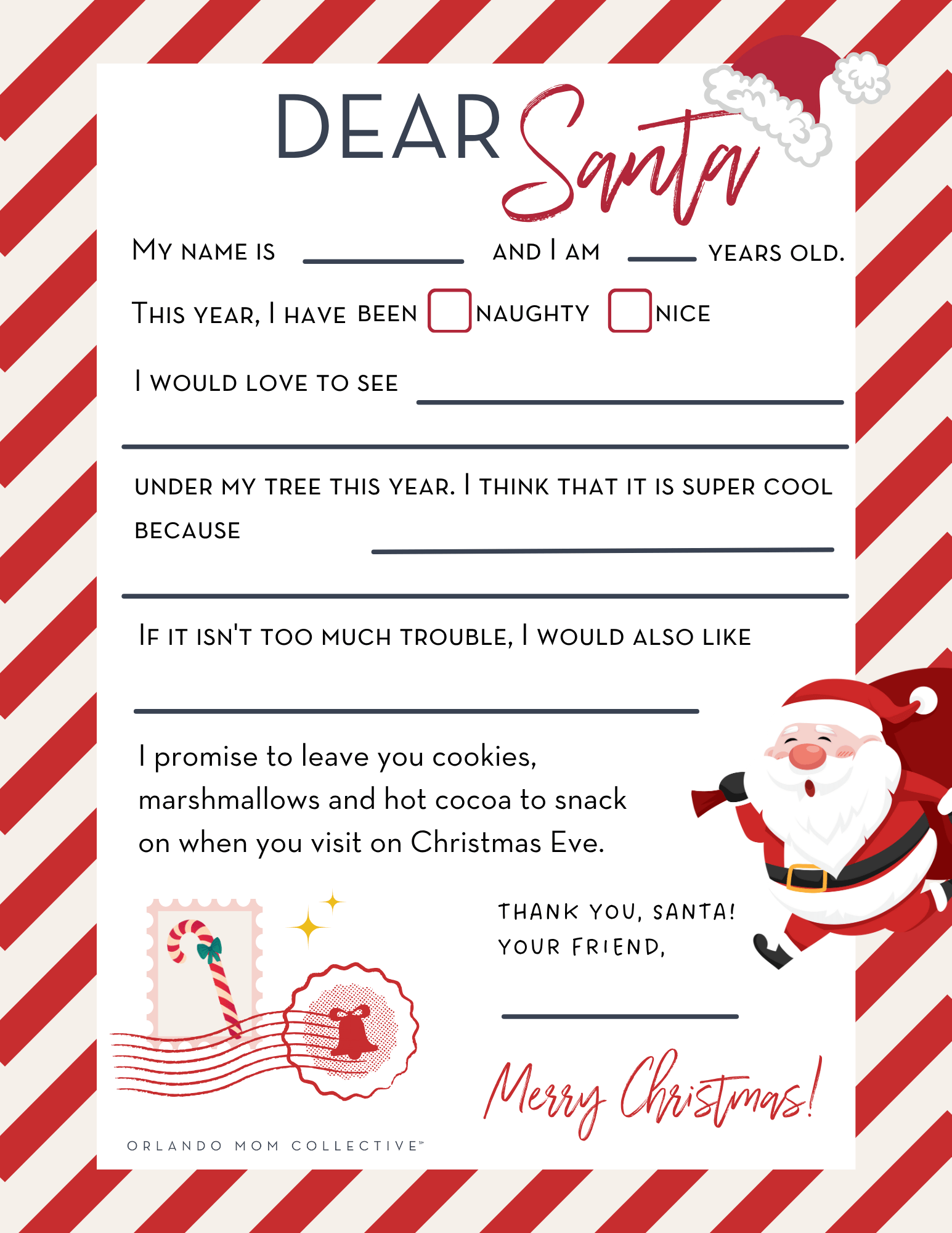 Dear Santa Letter