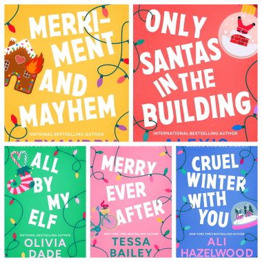 Amazon Original Stories Under the Mistletoe Collection book covers via Amazon