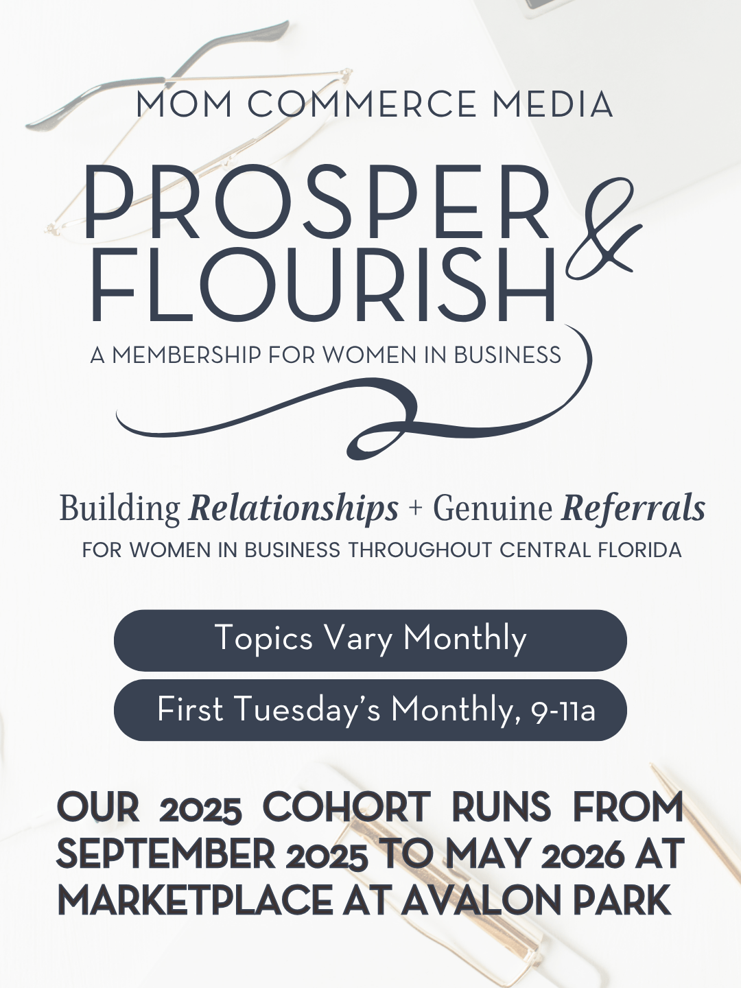 Prosper & Flourish Monthly promo social (1080 x 1440 px) copy
