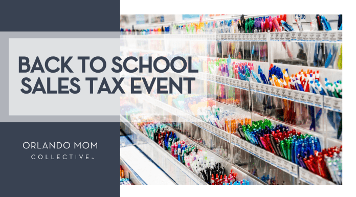 Back to School Sales Tax Event