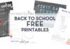 First Day of School Printables!!