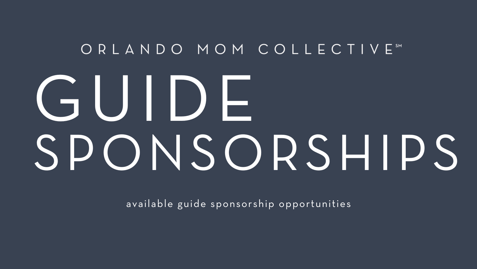 guide sponsorships