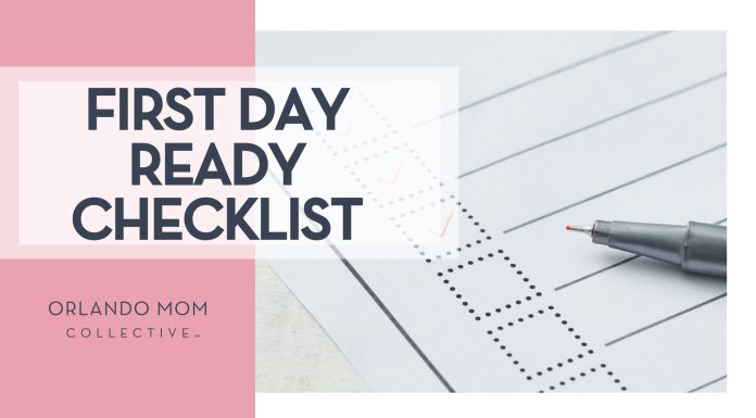 First Day Ready Checklist