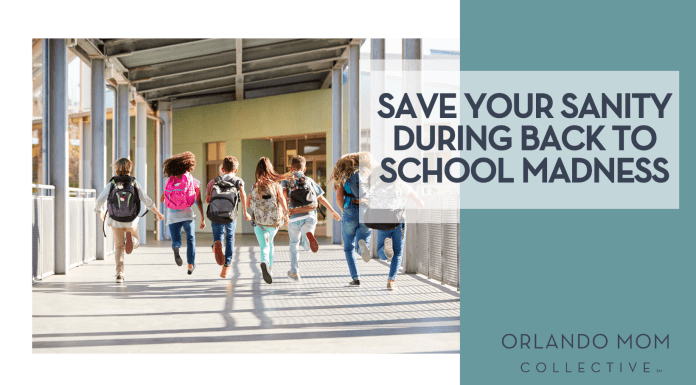 How Parents Can Save Their Sanity During Back to School Madness