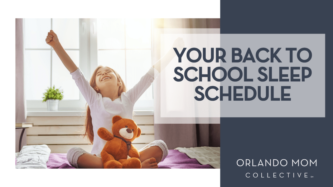 Your Back to School Sleep Schedule