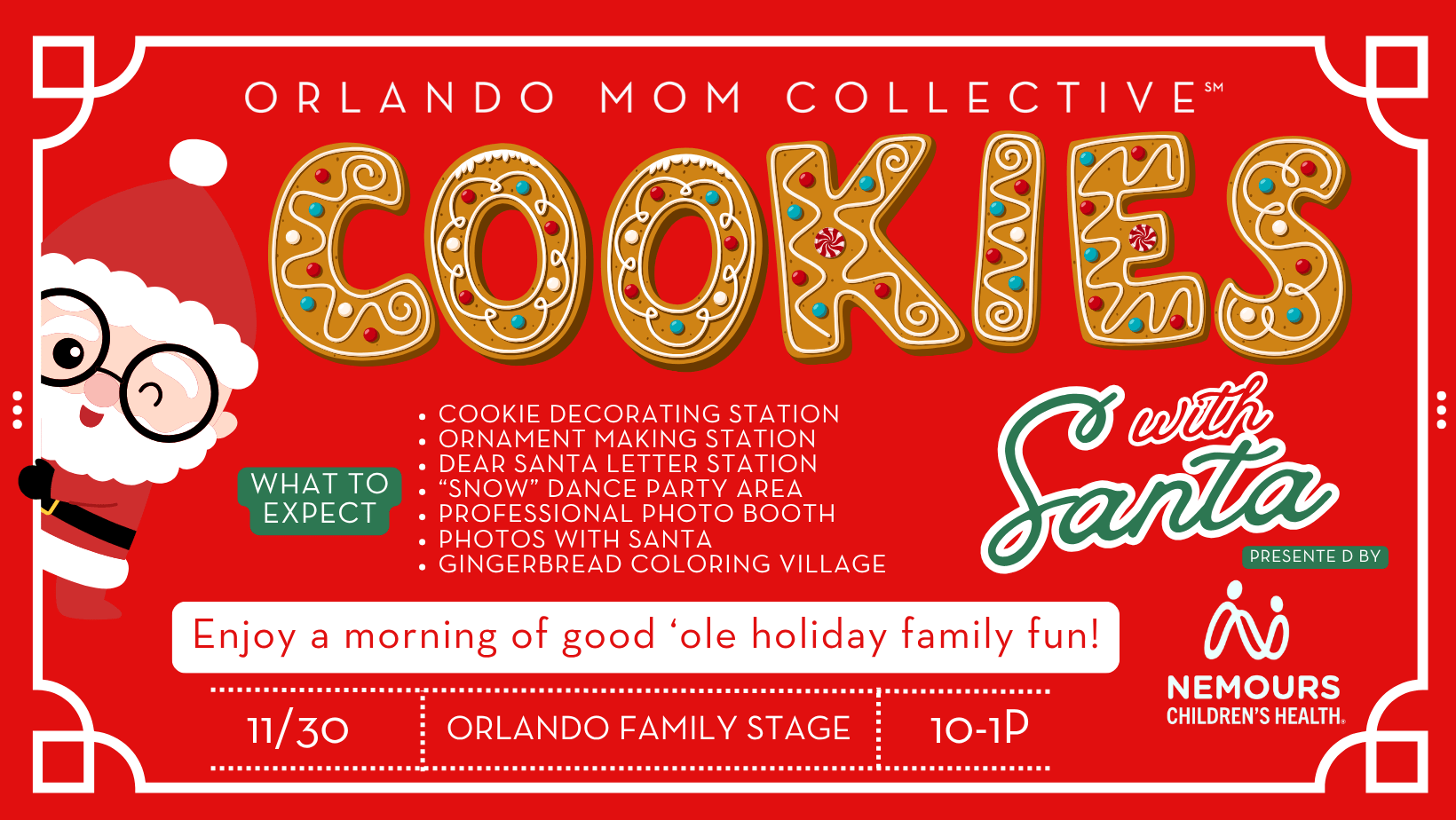 Cookies with Santa FB Cover