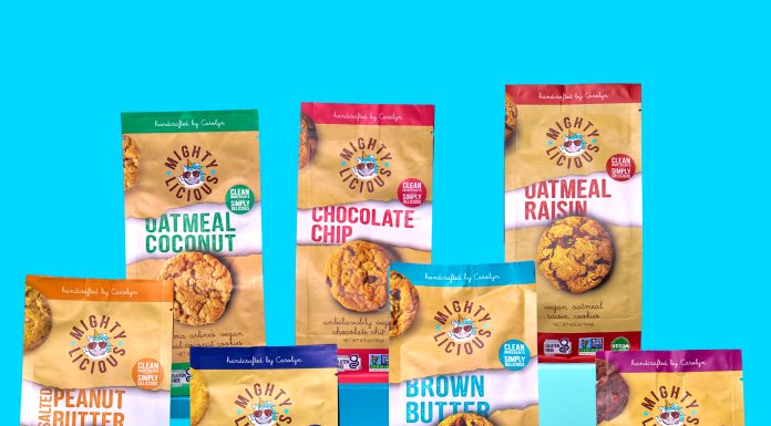 Back-to-School Made Gluten-Free with Mightylicious.com 7 different cookie bags from mightylicious.com, oatmeal coconut, chocolate chip, oatmeal raisin, peanut butter, shortbread, brown sugar, double dutch
