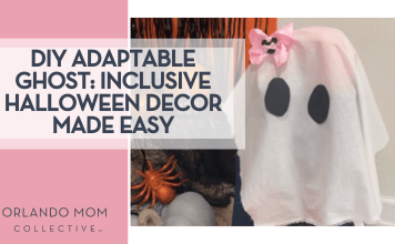 DIY Adaptable Ghost: Inclusive Halloween Decor Made Easy