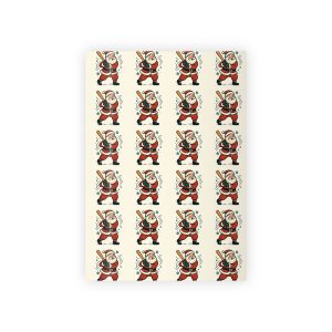 Festive Santa Gift Wrapping Paper Roll