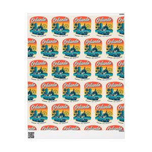 Orlando Retro Gift Wrap Paper
