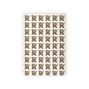 Festive Santa Gift Wrapping Paper Roll