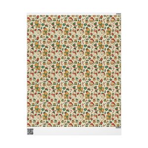 Whimsical Christmas Gift Wrap Paper