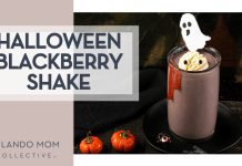 Halloween Blackberry Shake