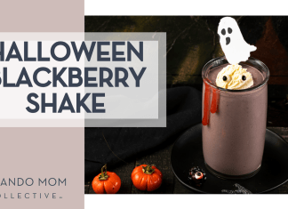 Halloween Blackberry Shake